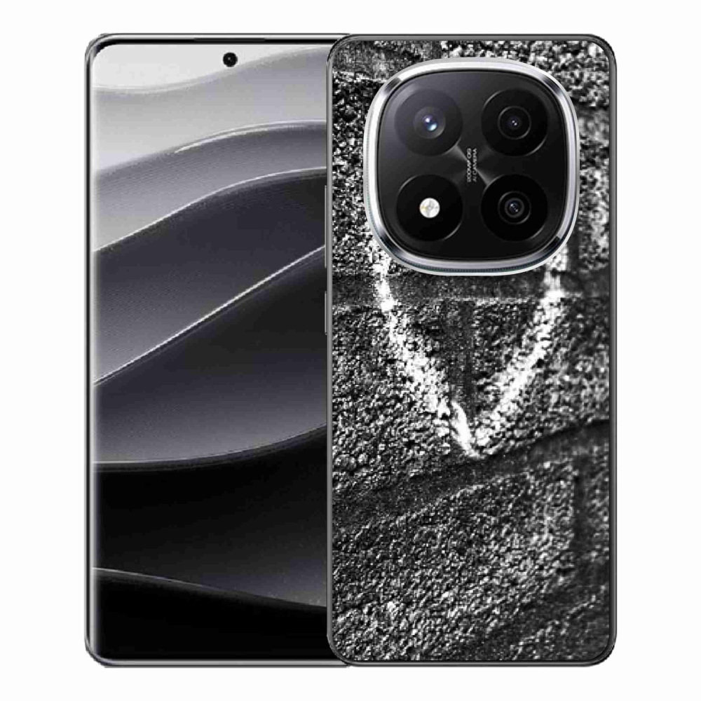 Gelový kryt mmCase na Xiaomi Redmi Note 14 Pro+ 5G - srdce na zdi