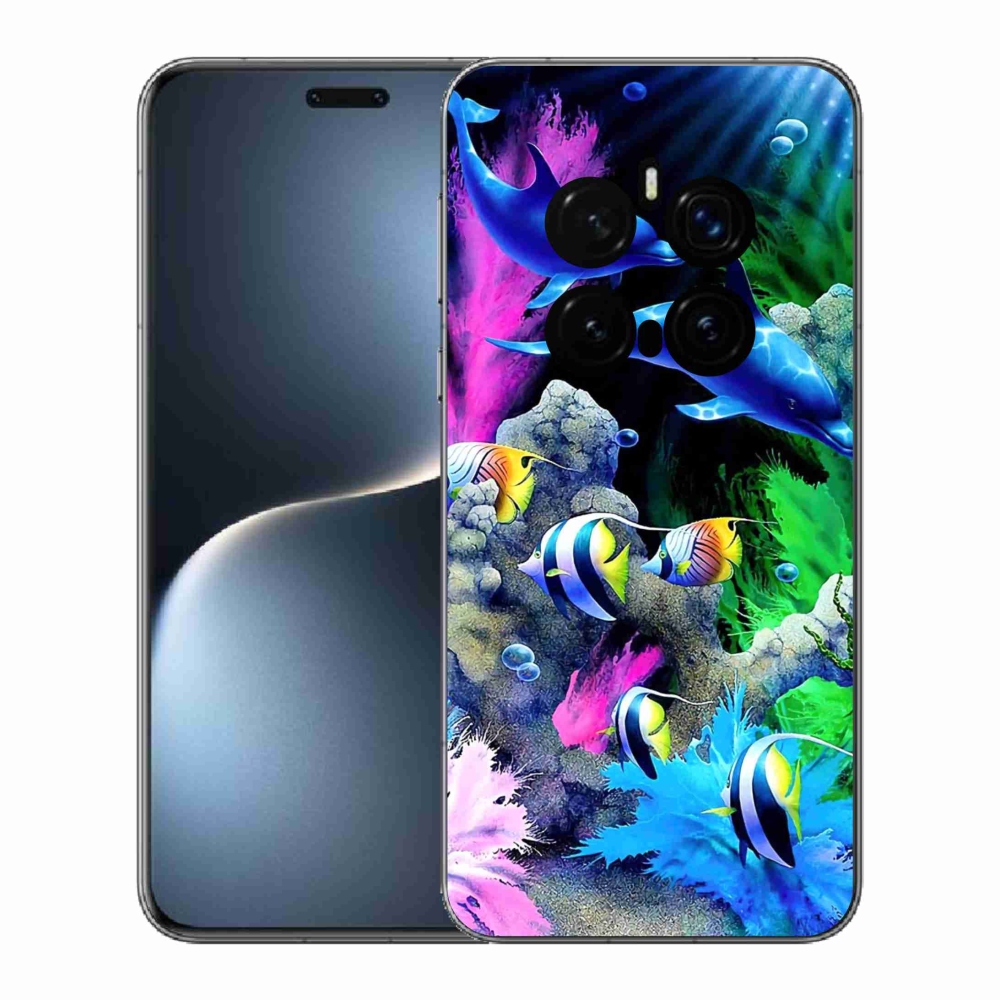 Gelový kryt mmCase na Honor Magic 7 Pro 5G - mořský svět