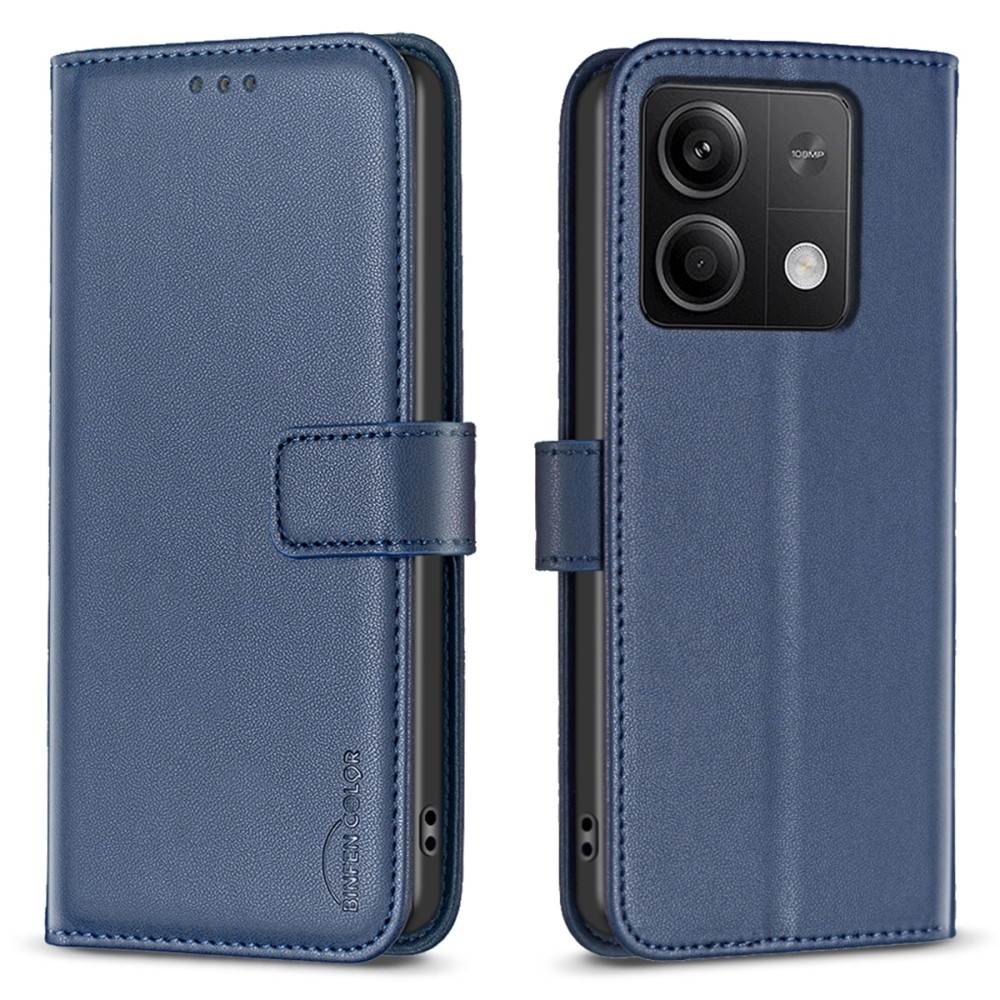 BNF knížkové pouzdro na Xiaomi Redmi Note 13 5G - modré