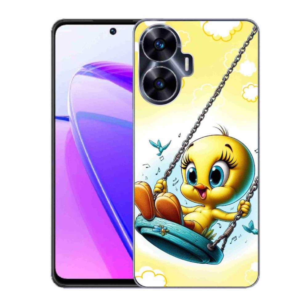 Gelový kryt mmCase na Realme C55 - tweety