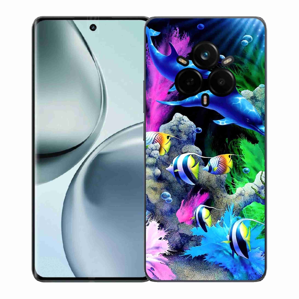 Gelový kryt mmCase na Realme 14 Pro+ 5G - mořský svět