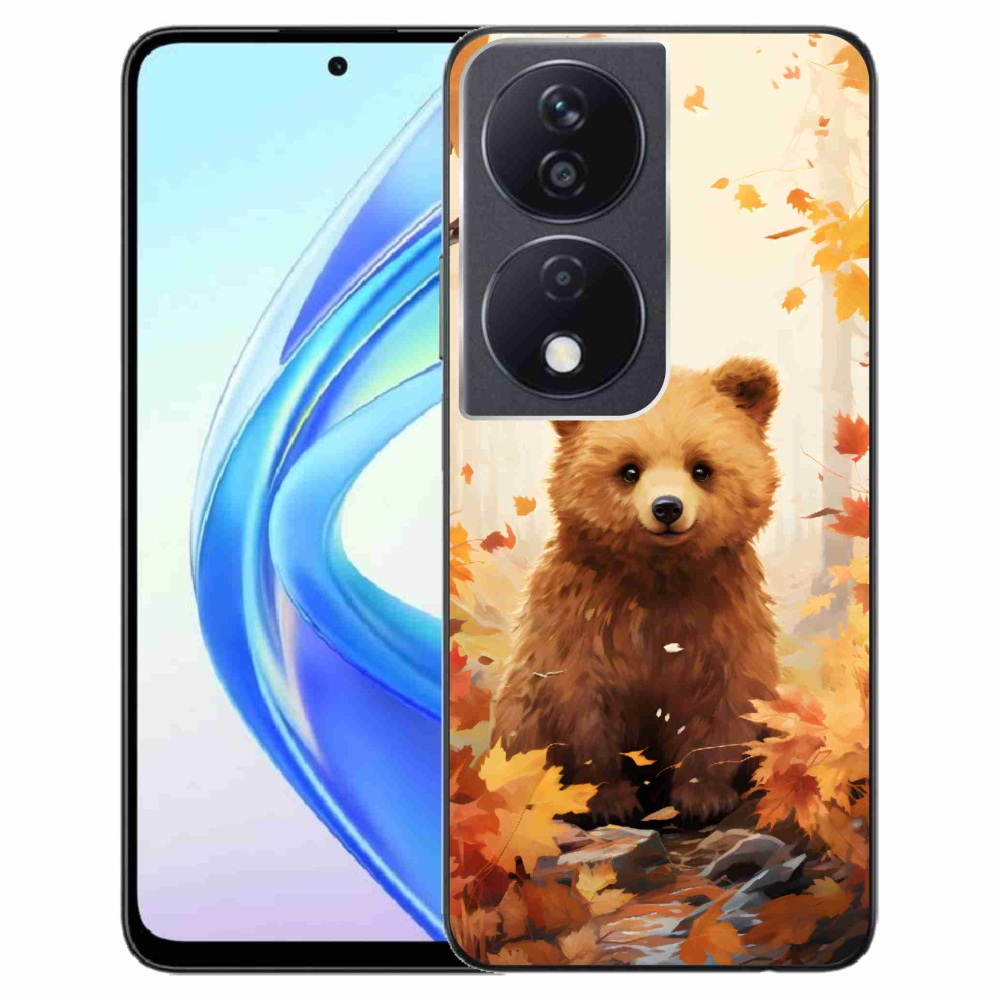 Gelový kryt mmCase na Honor X7b/Honor 90 Smart - medvěd v lese