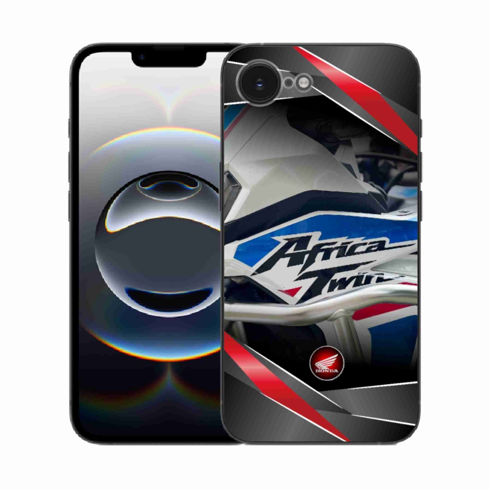Gelový kryt mmCase na iPhone 16e - motorka honda