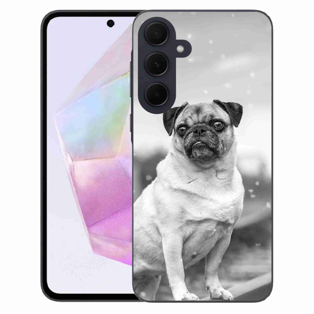 Gelový obal mmCase na Samsung Galaxy A35 5G - mops