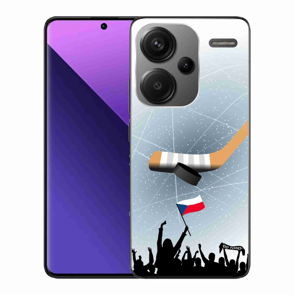 Gelový kryt mmCase na Xiaomi Redmi Note 13 Pro+ 5G - fanoušci hokeje