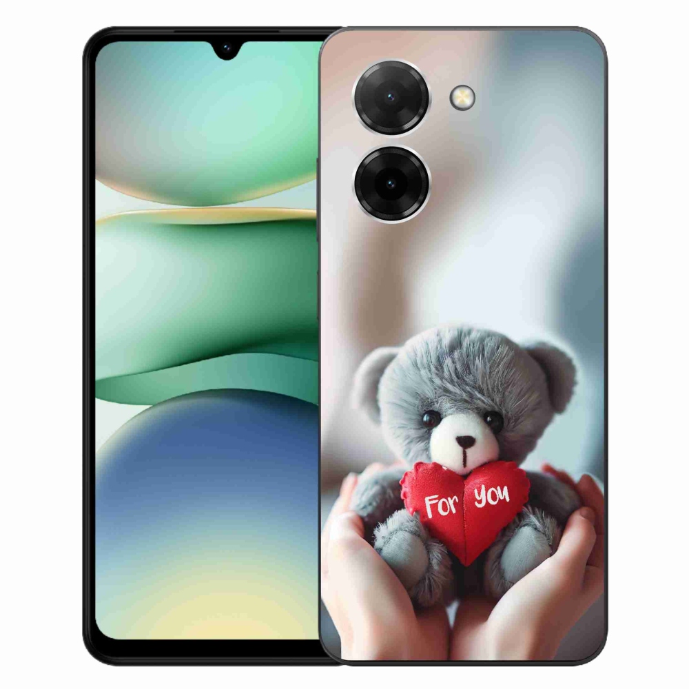 Gelový kryt mmCase na Xiaomi Redmi A5 (171.7x77.8x8.3mm) - medvídek pro zamilované