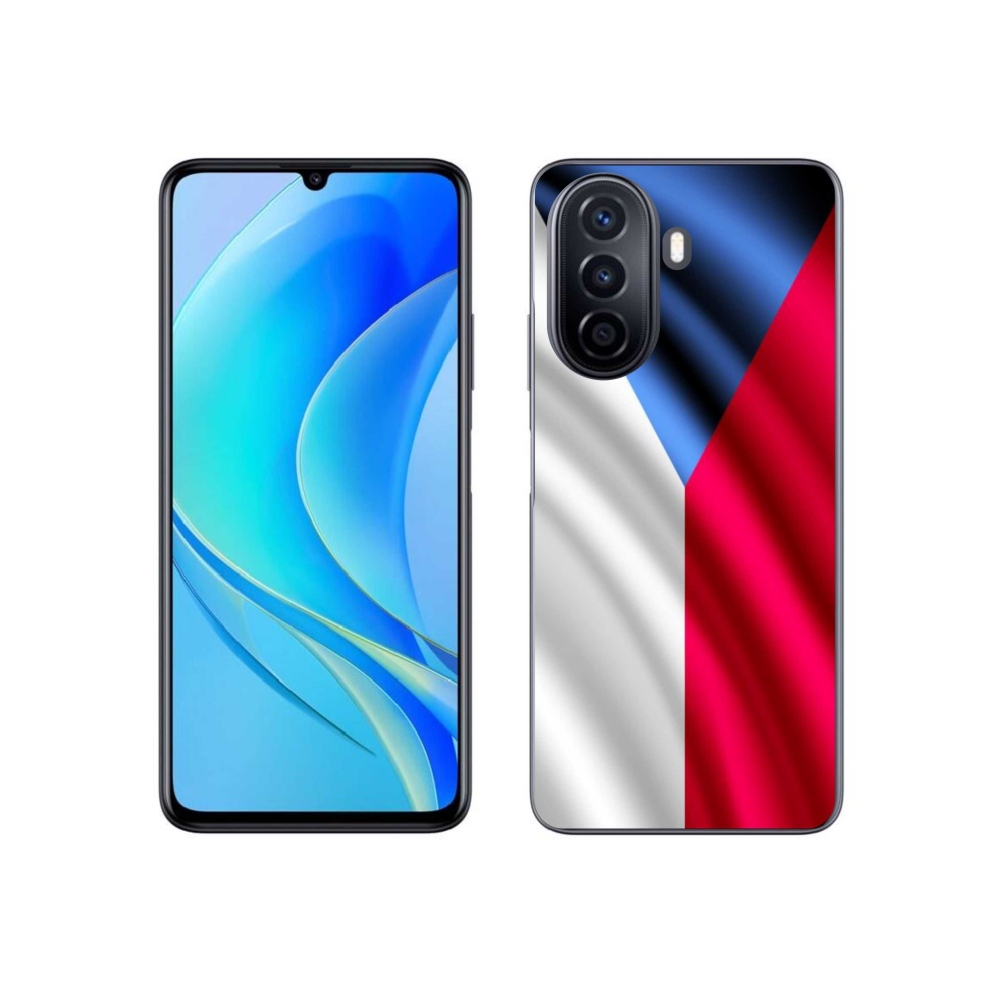 Gelový kryt mmCase na mobil Huawei Nova Y70 - česká vlajka