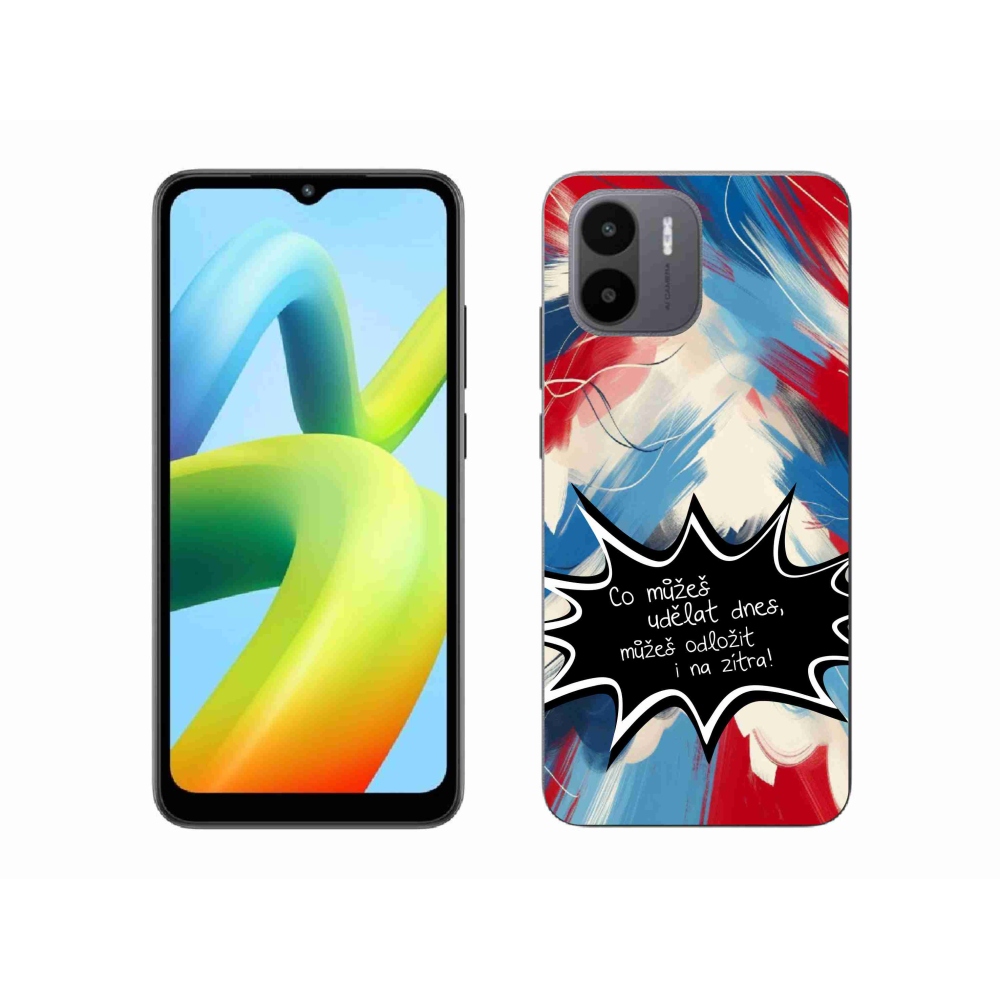 Gelový kryt mmCase na Xiaomi Redmi A1 - vtipný text 9 černé pozadí