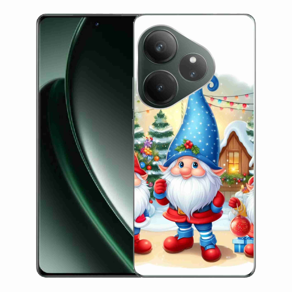 Gelový kryt mmCase na Realme GT 6 5G/GT 6T 5G - vánoční skřítci