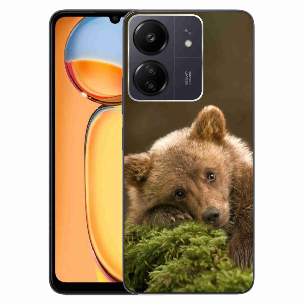 Gelový kryt mmCase na Xiaomi Poco C65/Redmi 13C - medvěd