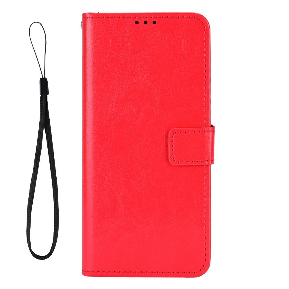 Crazy knížkové pouzdro na Realme Note 70T - červené