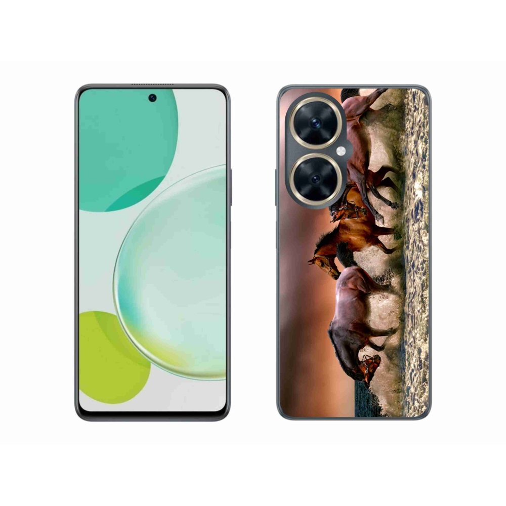 Gelový obal mmCase na Huawei Nova 11i - koně 1