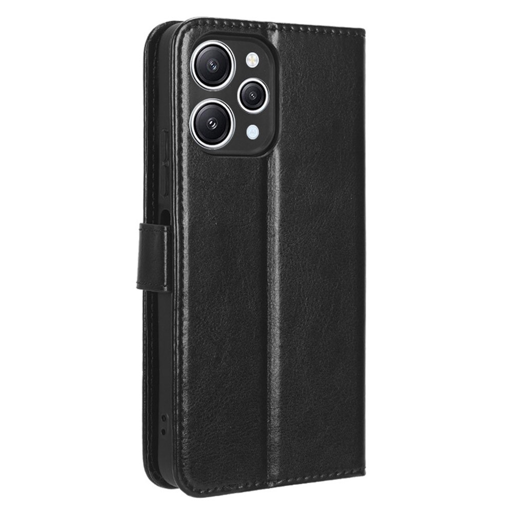 Horse knížkové pouzdro na Xiaomi Redmi 12 4G/5G - černé