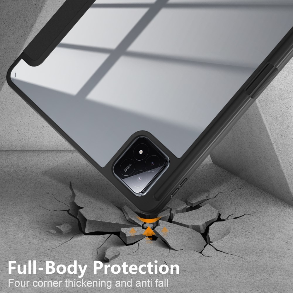 Case chytré zavírací pouzdro na tablet Xiaomi Pad 6S Pro - černé