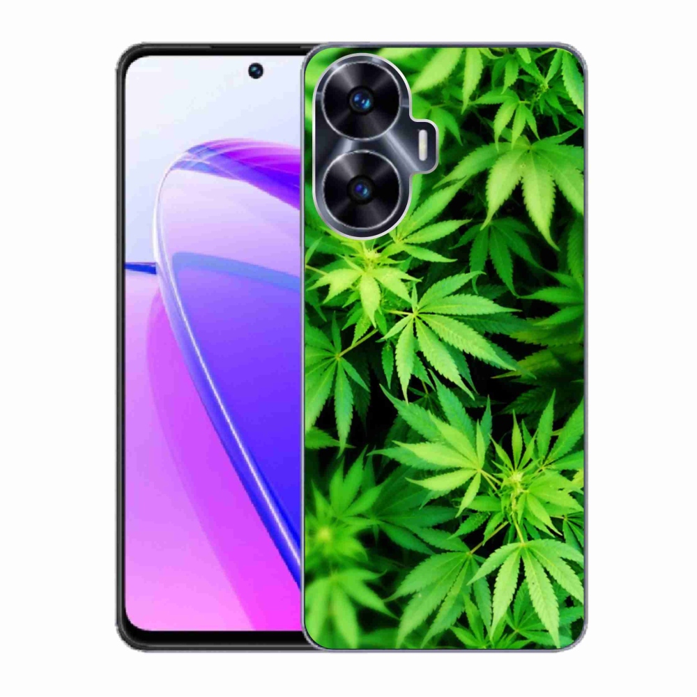 Gelový kryt mmCase na Realme C55 - konopí 3