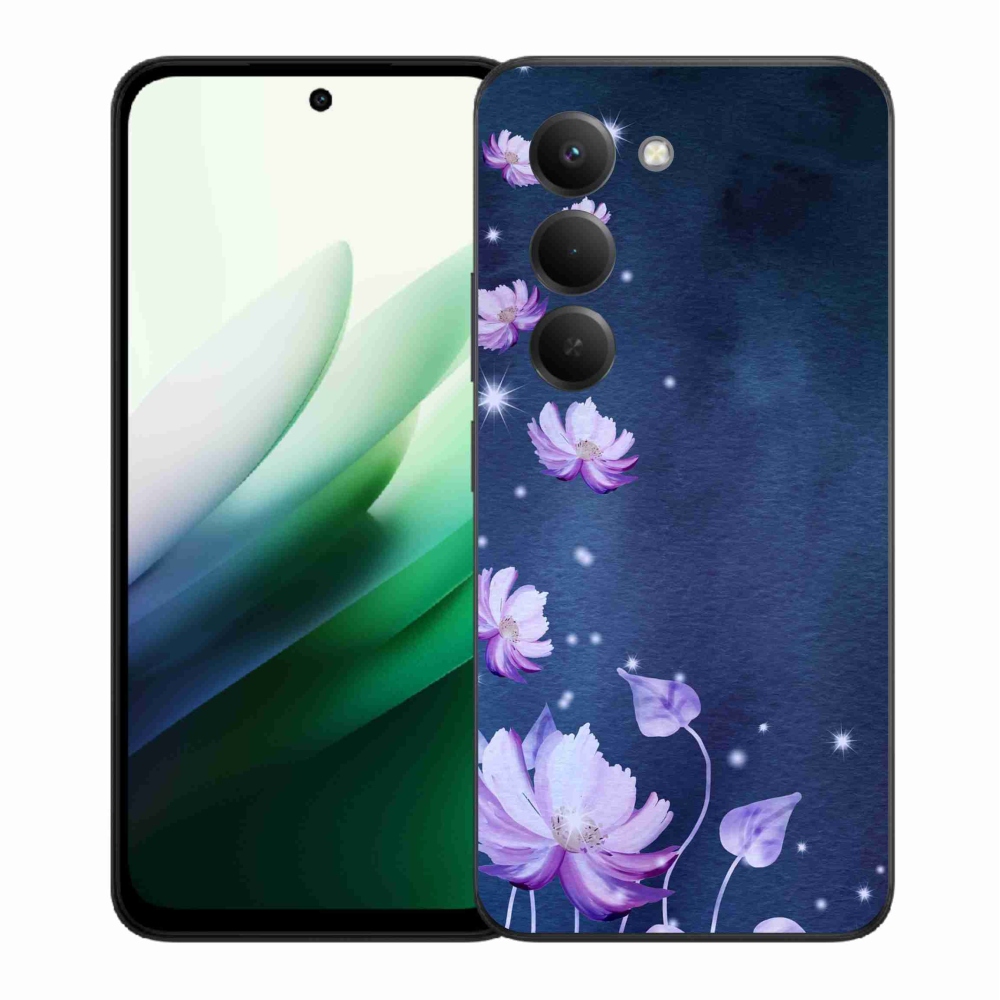 Gelový kryt mmCase na Xiaomi Redmi 15 5G (169mm) - padající květy