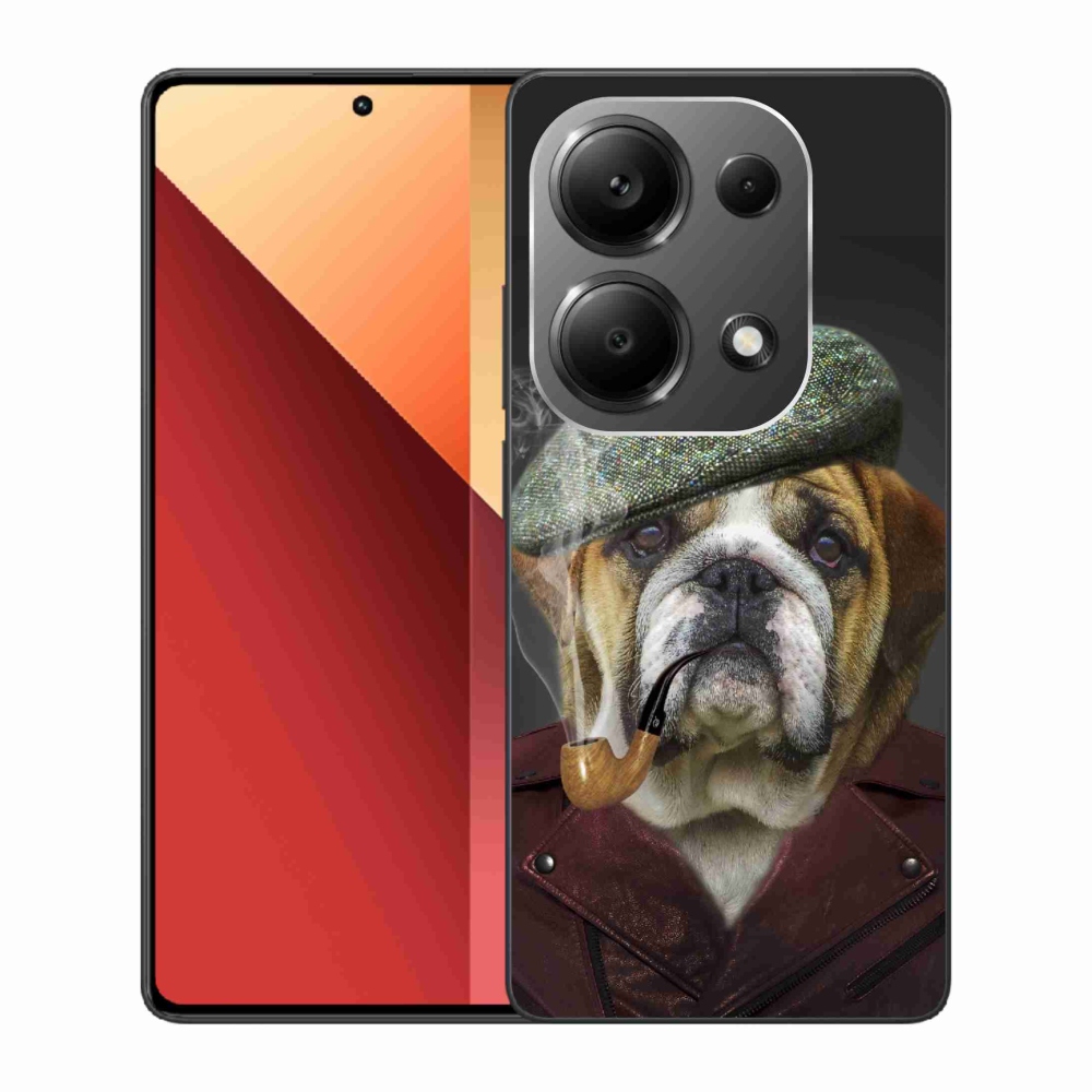 Gelový kryt mmCase na Xiaomi Redmi Note 13 Pro 4G/Poco M6 Pro - pes s fajfkou