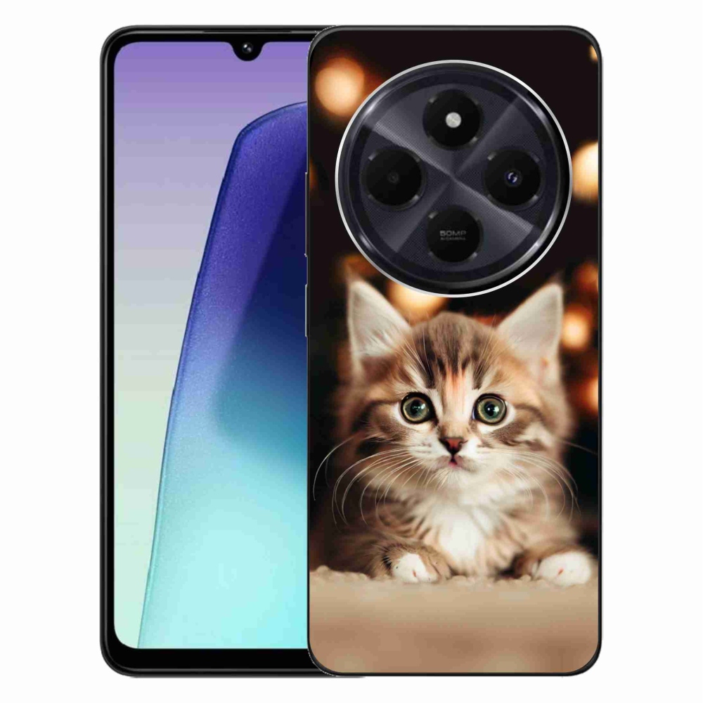 Gelový kryt mmCase na Xiaomi Redmi 14C/Poco C75 - roztomilé kotě 2