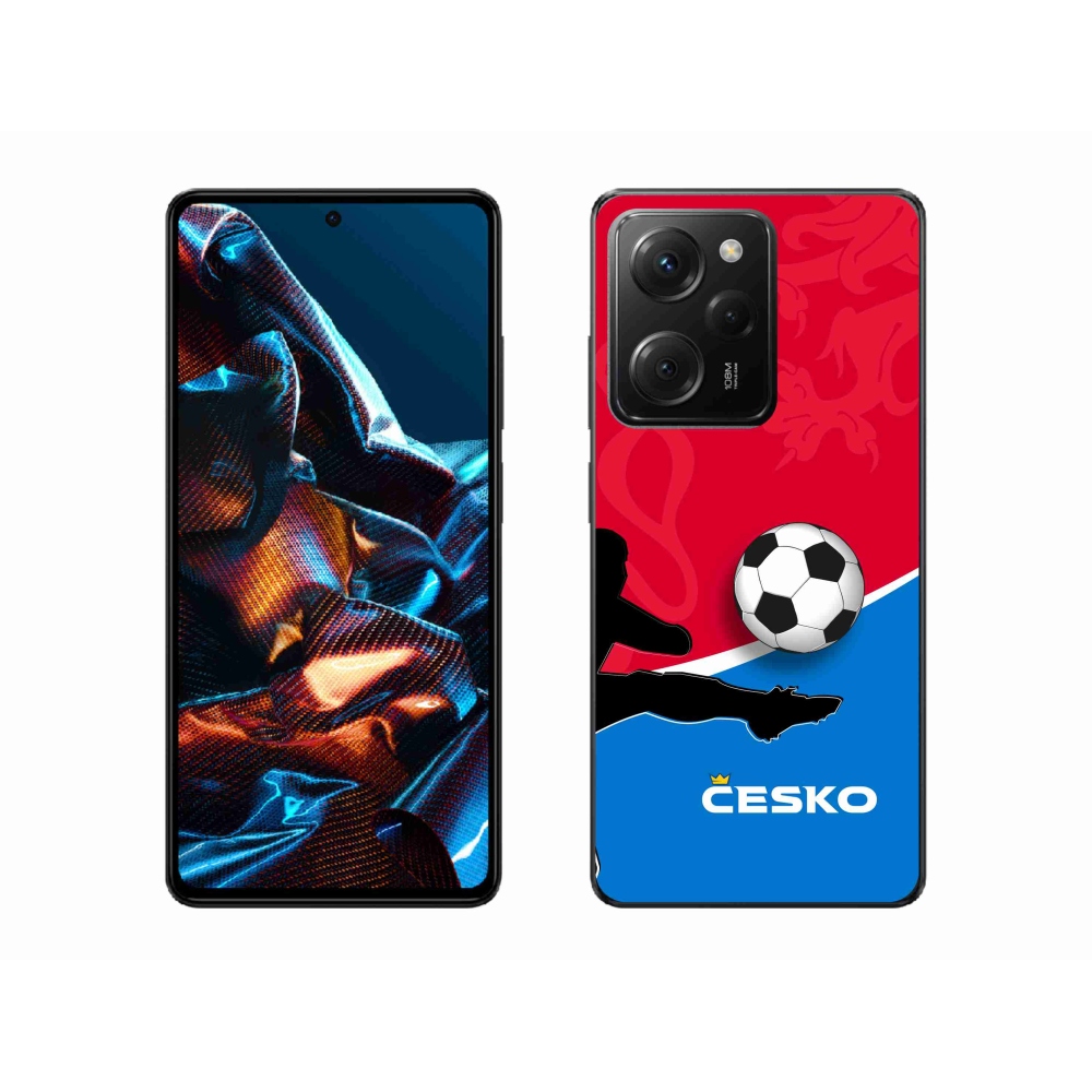Gelový kryt mmCase na Xiaomi Poco X5 Pro 5G - fotbal Česko 2