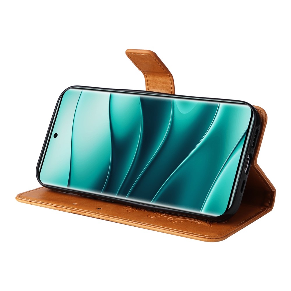 Big Butterfly knížkové pouzdro na Xiaomi Redmi Note 14 Pro 5G/Poco X7 5G/Note 14 Pro+ 5G - žluté