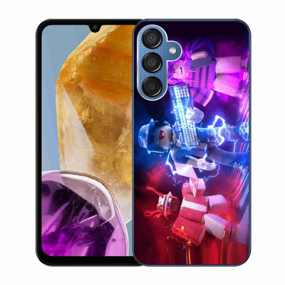 Gelový kryt mmCase na Samsung Galaxy M15 5G - roblox