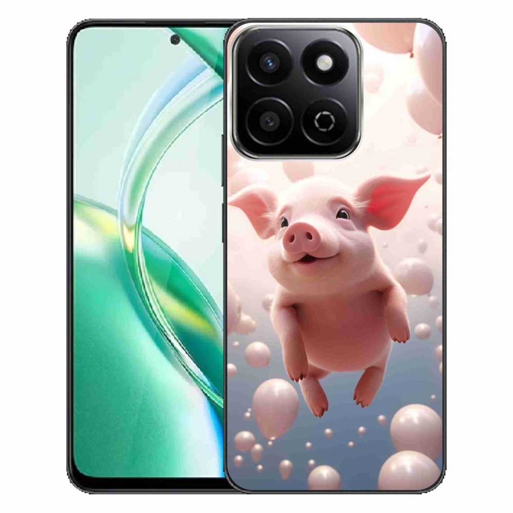 Gelový kryt mmCase na Honor 200 Smart 5G - prasátko s balónky