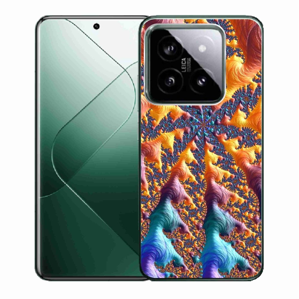 Gelový kryt mmCase na Xiaomi 14 - abstraktní motiv 23
