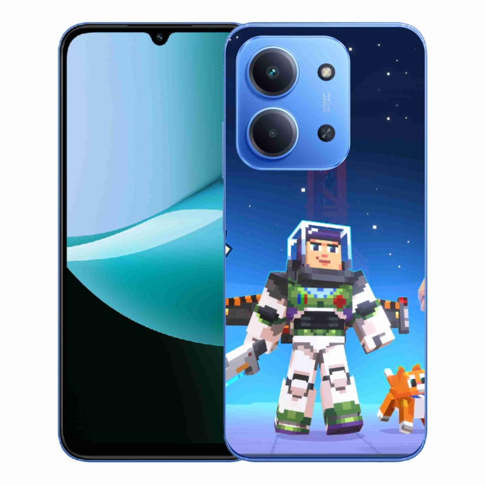 Gelový kryt mmCase na Xiaomi Redmi 15C 4G/5G (173mm) - minecraft 2