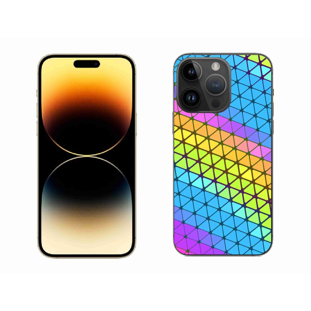 Gelový kryt mmCase na iPhone 14 Pro Max - abstraktní motiv 16