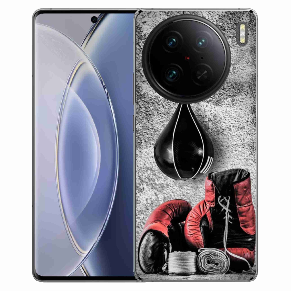 Gelový kryt mmCase na Vivo X90 Pro - boxovací pytel a rukavice