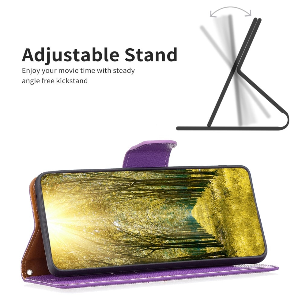 Stand knížkové pouzdro na Xiaomi Redmi Note 13 Pro 5G/Poco X6 5G - fialové