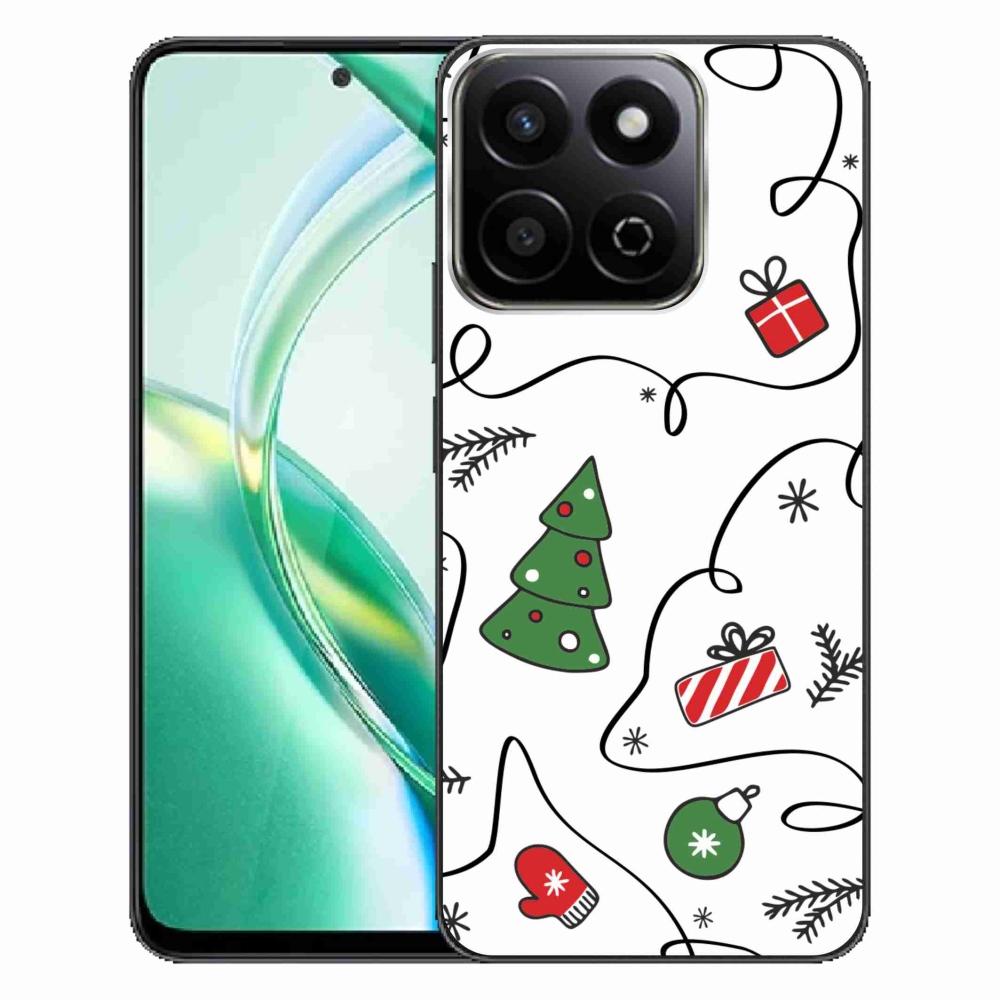 Gelový kryt mmCase na Honor 200 Smart 5G - vánoční motivy