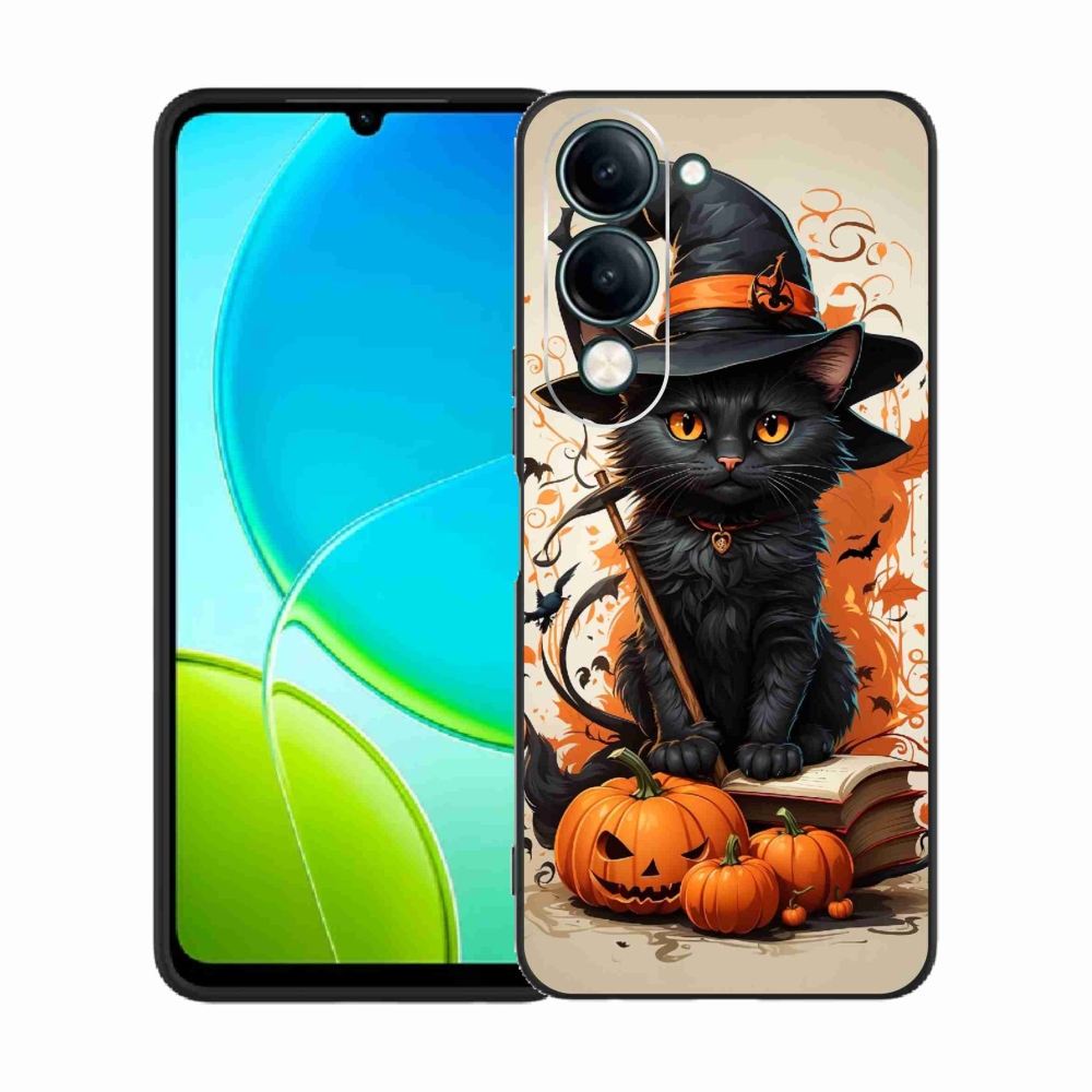 Gelový kryt mmCase na Vivo Y29s 5G - kocour čaroděj