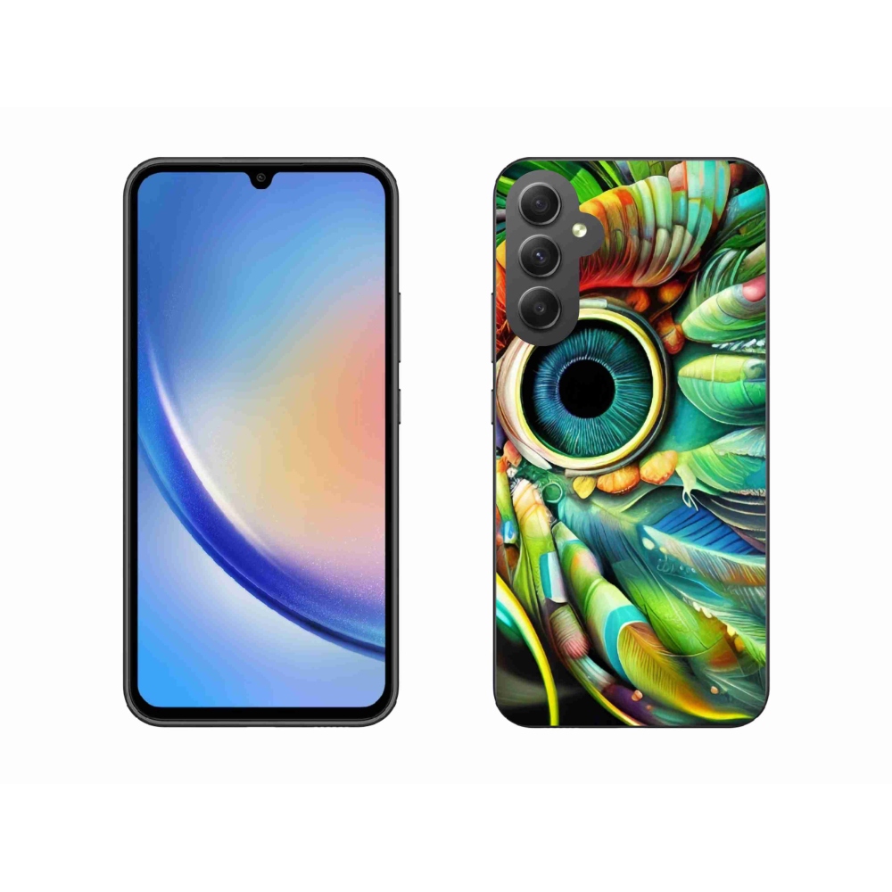 Gelový kryt mmCase na Samsung Galaxy A34 5G - abstraktní motiv 18