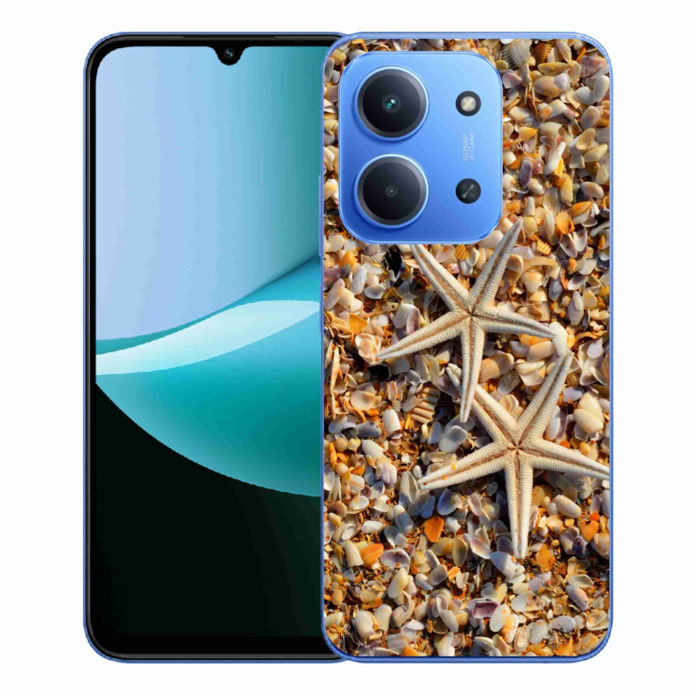 Gelový kryt mmCase na Xiaomi Redmi 15C 4G/5G (173mm) - mořské hvězdice
