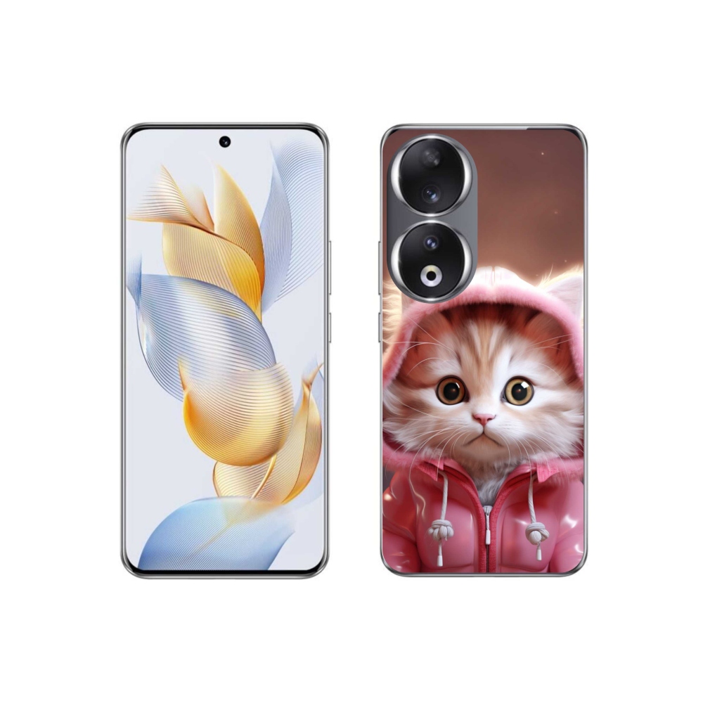 Gelový kryt mmCase na Honor 90 - roztomilé kotě 3
