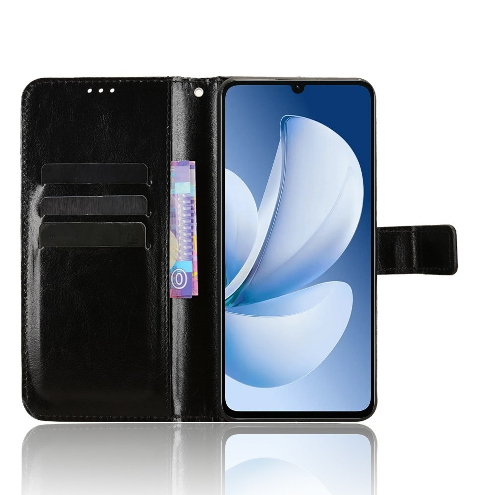 Crazy knížkové pouzdro na Realme Note 70T - černé
