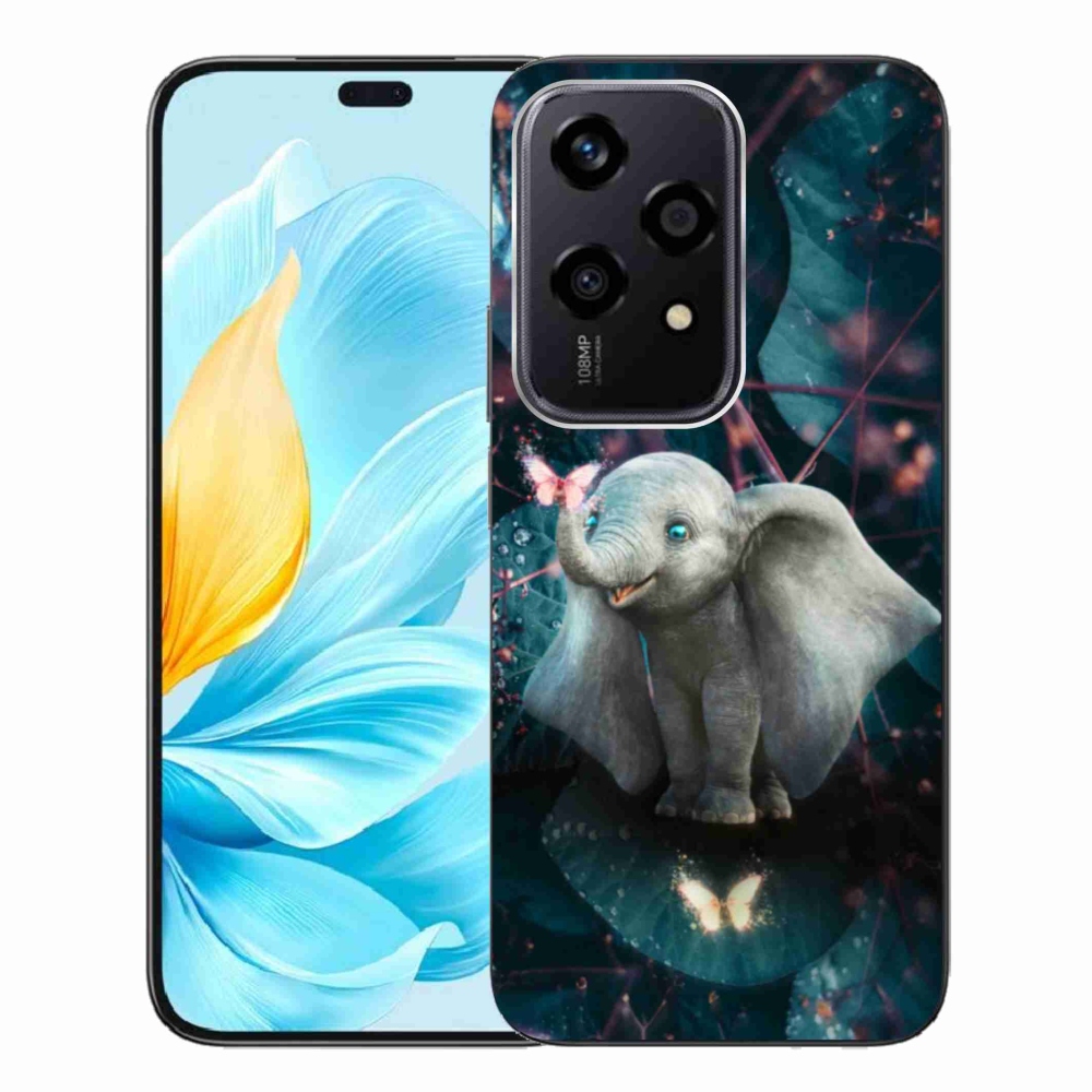 Gelový kryt mmCase na Honor 200 Lite 5G - roztomilý slon