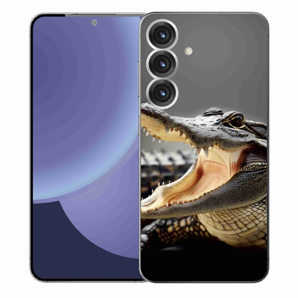 Gelový kryt mmCase na Samsung Galaxy S25+ - krokodýl