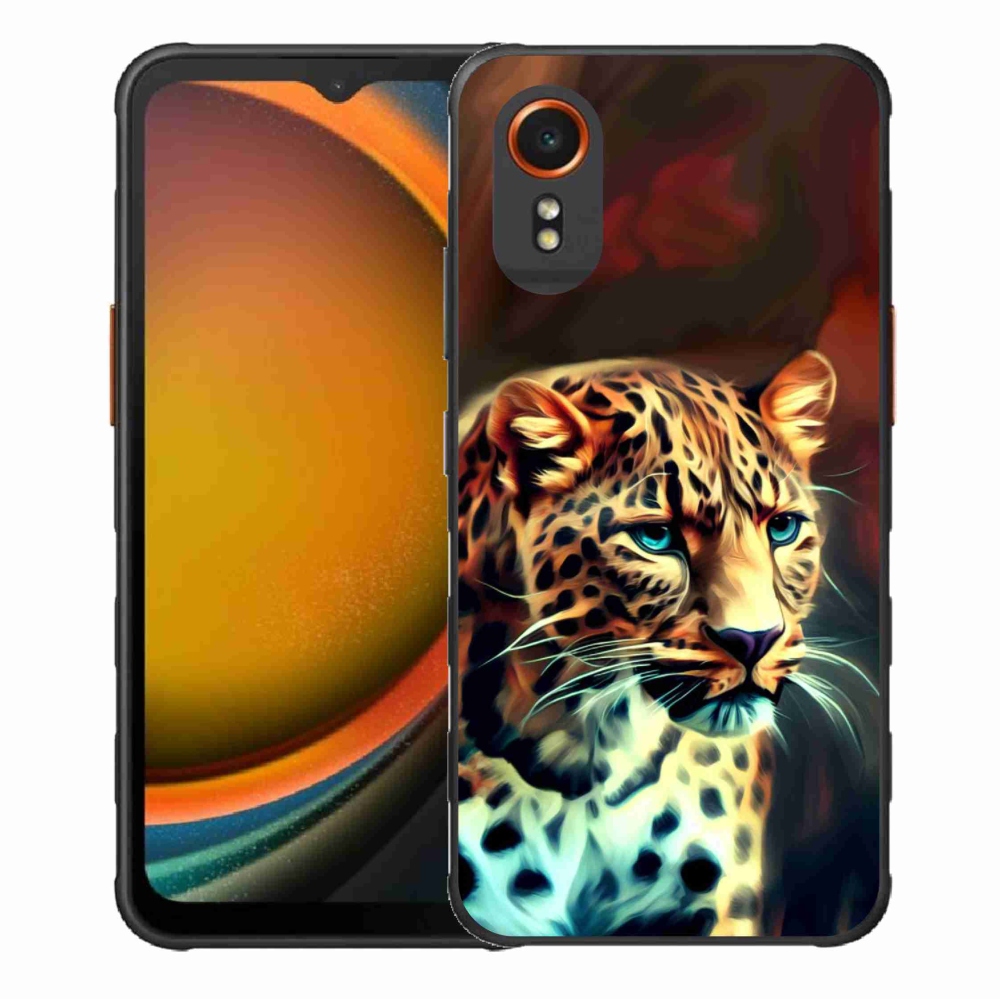 Gelový kryt mmCase na Samsung Galaxy Xcover 7 - leopard