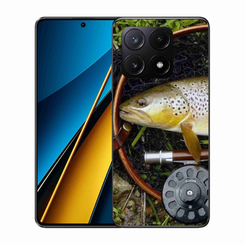 Gelový obal mmCase na Xiaomi Poco X6 Pro 5G - pstruh 2