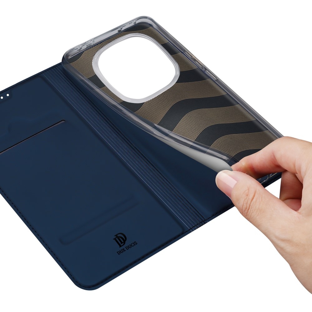 DUX knížkové pouzdro na Xiaomi Redmi Note 14 Pro - tmavěmodré