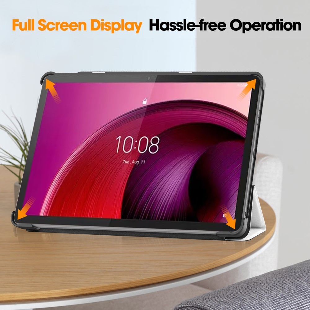 Print chytré zavírací pouzdro na Lenovo Tab M10 5G - kočka