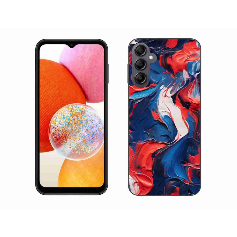 Gelový kryt mmCase na Samsung Galaxy A14 4G/5G - abstraktní motiv 7