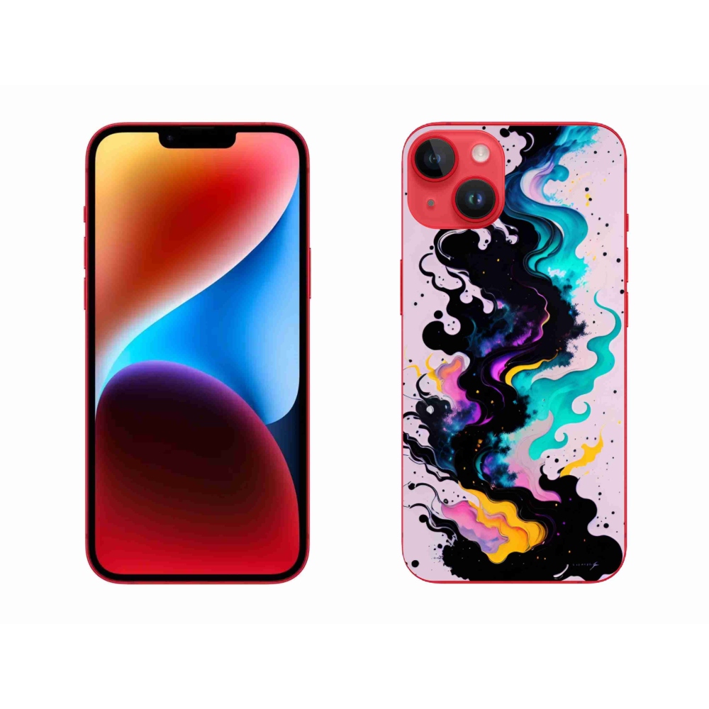 Gelový kryt mmCase na iPhone 14 Plus - abstraktní motiv 4