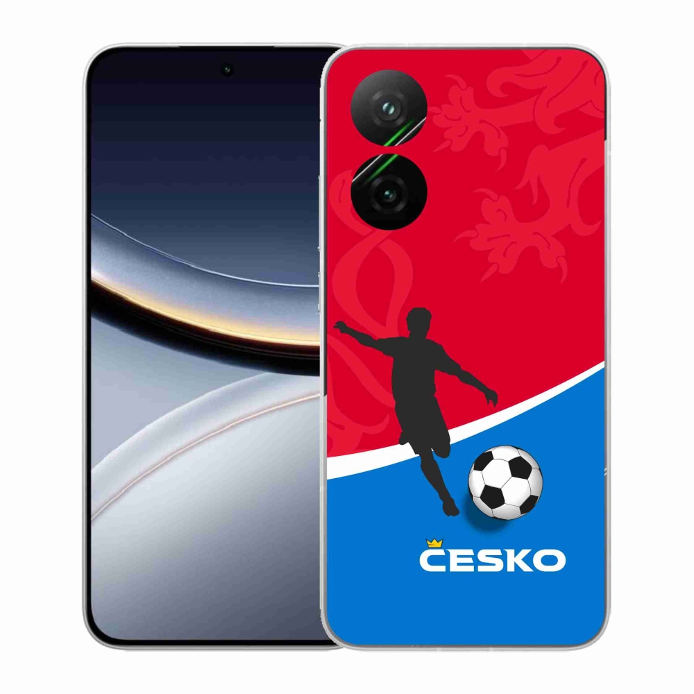 Gelový kryt mmCase na Xiaomi Poco F7 5G - fotbal Česko