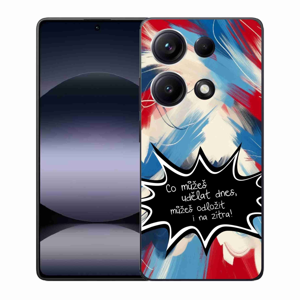 Gelový kryt mmCase na Xiaomi Redmi Note 14S - vtipný text 9 černé pozadí