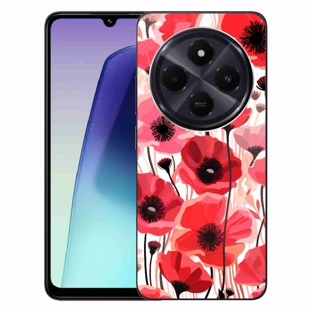 Gelový kryt mmCase na Xiaomi Redmi 14C/Poco C75 - vlčí mák 1