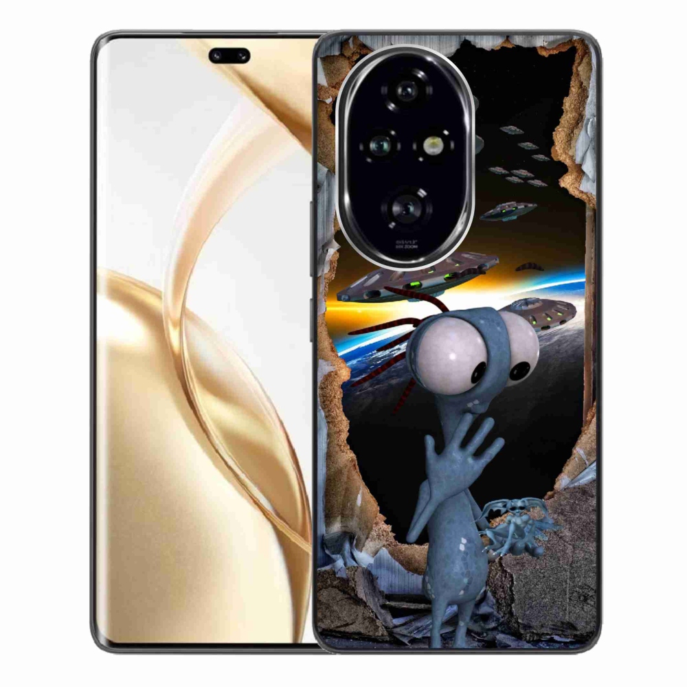 Gelový kryt mmCase na Honor 200 Pro 5G - mimozemšťan