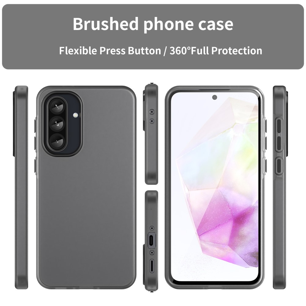 Candys matný gelový obal na Samsung Galaxy A36 5G/A56 5G - černý
